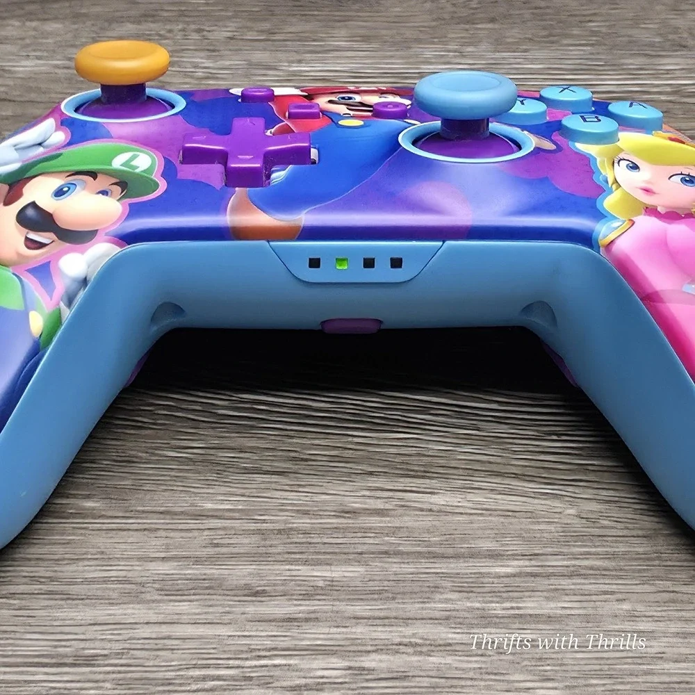 PowerA Enhanced Wireless Controller - Nintendo Switch 1 & 2 - Mario Color Splash
